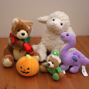 Stuffed Animal Bundle Ty Beanie Buddy Always Bear + Plush Lot